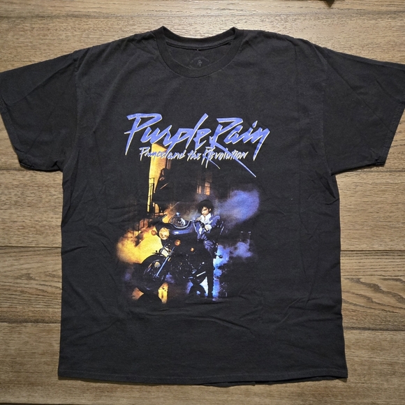 Prince & The Revolution Purple Rain Band Tee Size XL - Picture 2 of 4